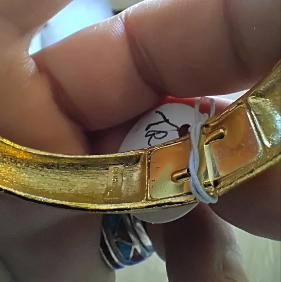 Vintage Trifari RARE 1960s Big Cat Fighting Dueling Hinged Clamper Bracelet